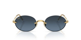 Ray-Ban RB 3929 unisex Gold Oval Sunglasses