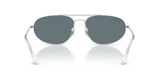 Ray-ban Rb 3945 Unisex Silver Oval Sunglasses