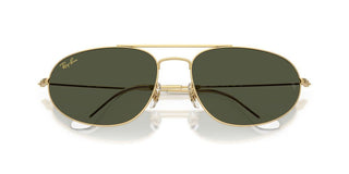 Ray-Ban RB 3945 unisex Gold Oval Sunglasses