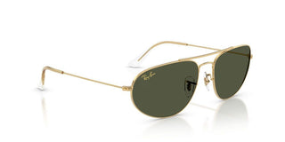 Ray-Ban RB 3945 unisex Gold Oval Sunglasses