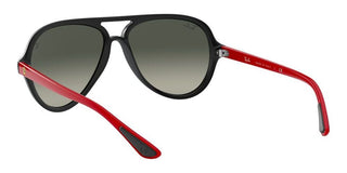 Ray-Ban RB 4125M SCUDERIA FERRARI unisex Black Pilot Sunglasses