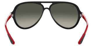 Ray-Ban RB 4125M SCUDERIA FERRARI unisex Black Pilot Sunglasses