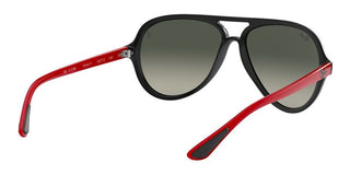 Ray-Ban RB 4125M SCUDERIA FERRARI unisex Black Pilot Sunglasses