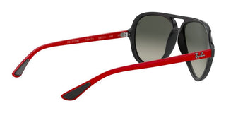 Ray-Ban RB 4125M SCUDERIA FERRARI unisex Black Pilot Sunglasses