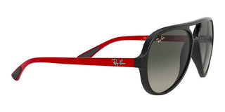 Ray-Ban RB 4125M SCUDERIA FERRARI unisex Black Pilot Sunglasses