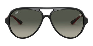 Ray-Ban RB 4125M SCUDERIA FERRARI unisex Black Pilot Sunglasses