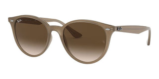 Ray-Ban RB 4305 unisex Brown Round Sunglasses