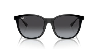 Ray-ban Rb 4333d Unisex Black Squared Sunglasses
