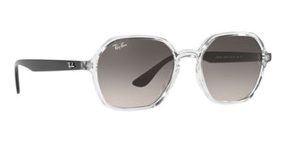 Ray-Ban RB 4361 unisex Transparent Geometric Sunglasses