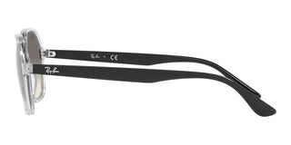 Ray-Ban RB 4361 unisex Transparent Geometric Sunglasses