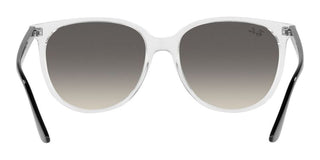 Ray-Ban RB 4378 women Transparent Squared Sunglasses