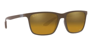 Ray-Ban RB 4385 men Brown Squared Sunglasses