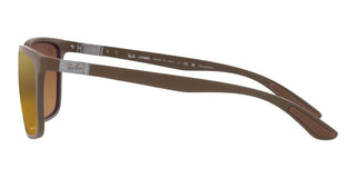 Ray-Ban RB 4385 men Brown Squared Sunglasses