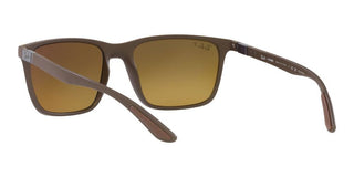 Ray-Ban RB 4385 men Brown Squared Sunglasses