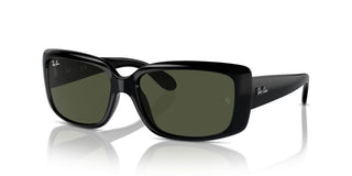 Ray-ban Rb 4389 Women Black Squared Sunglasses