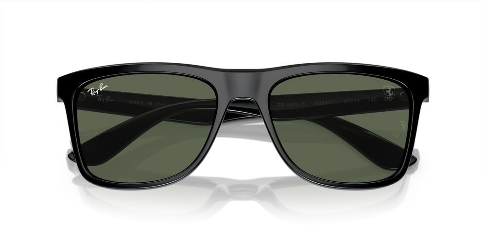 Ray-Ban RB 4413M unisex Black Squared Sunglasses – Otticanet USA