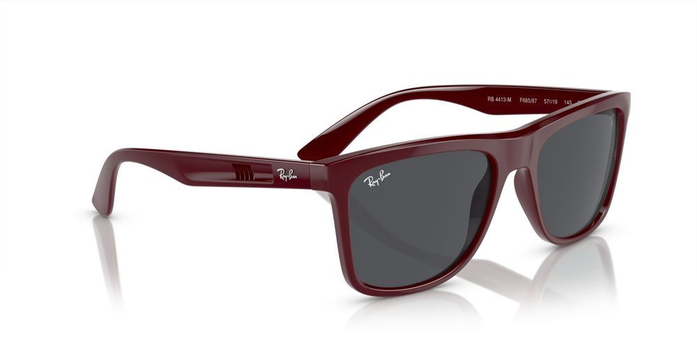 Ray Ban RB4413M Sunglasses F68587 Dark Red