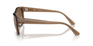 Ray-Ban RB 4428 unisex Brown Squared Sunglasses
