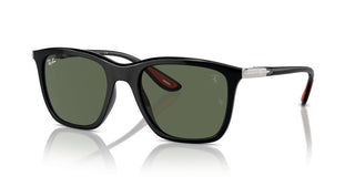 Ray-ban Rb 4433m Unisex Black Squared Sunglasses