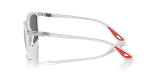 Ray-ban Rb 4433m Unisex White Squared Sunglasses