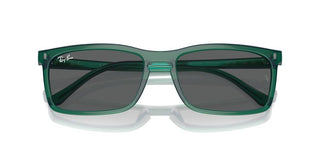 Ray-ban Rb 4435 Unisex Green Squared Sunglasses