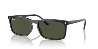 Ray-ban Rb 4435 Unisex Black Squared Sunglasses