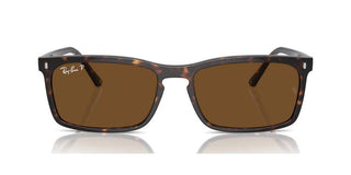 Ray-Ban RB 4435 unisex Havana Squared Sunglasses