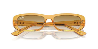 Ray-ban Rb 4436d Unisex Yellow Geometric Sunglasses