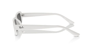 Ray-ban Rb 4436d Unisex White Geometric Sunglasses