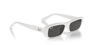 Ray-ban Rb 4436d Unisex White Geometric Sunglasses