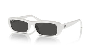 Ray-ban Rb 4436d Unisex White Geometric Sunglasses