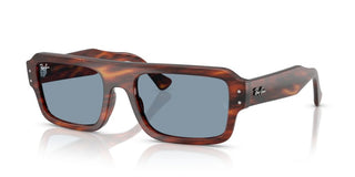 Ray-ban Rb 4454 Unisex Havana Rectangle Sunglasses