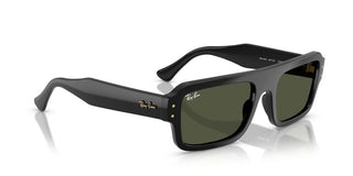 Ray-ban Rb 4454 Unisex Black Rectangle Sunglasses