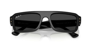 Ray-ban Rb 4454 Unisex Black Rectangle Sunglasses