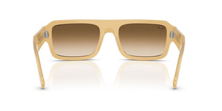 Ray-ban Rb 4454 Unisex Brown Rectangle Sunglasses