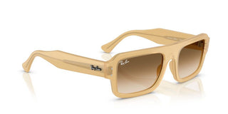 Ray-ban Rb 4454 Unisex Brown Rectangle Sunglasses