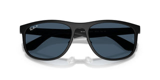 Ray-Ban RB 4468 unisex Black Geometric Sunglasses