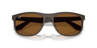 Ray-Ban RB 4468 unisex Brown Geometric Sunglasses