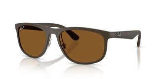 Ray-Ban RB 4468 unisex Brown Geometric Sunglasses