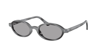 Ray-ban Rb 4472 Unisex Havana Oval Sunglasses