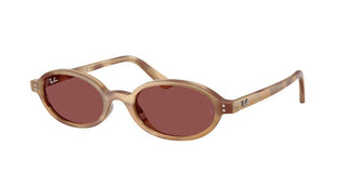 Ray-ban Rb 4472 Unisex Havana Oval Sunglasses