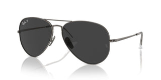Ray-ban Rb 8089 Unisex Ruthenium Pilot Sunglasses
