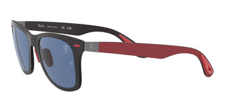 Ray-Ban RB 8395M SCUDERIA FERRARI unisex Black Squared Sunglasses