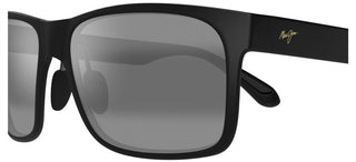 Maui Jim RED SANDS MJ0432S unisex Black Squared Sunglasses