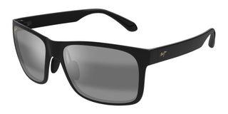 Maui Jim RED SANDS MJ0432S unisex Black Squared Sunglasses