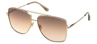 Tom Ford REGGIE FT 0838 women Gold Geometric Sunglasses