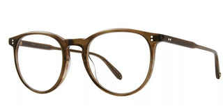 GARRETT LEIGHT RENNIE unisex Brown Round Eyeglasses