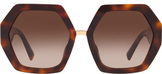 Valentino RESORT VA 4053 women Havana Oversize Sunglasses