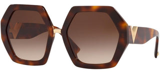 Valentino RESORT VA 4053 women Havana Oversize Sunglasses