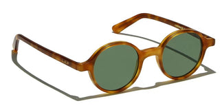 L.G.R REUNION men Havana Round Sunglasses